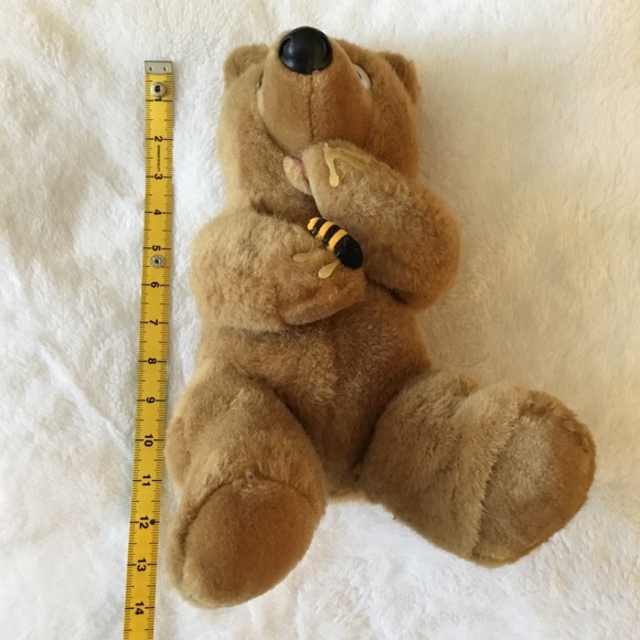 Honeybee Brown Plush Bear Toy - Picture 5 of 13